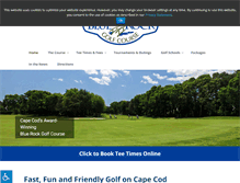 Tablet Screenshot of bluerockgolfcourse.com